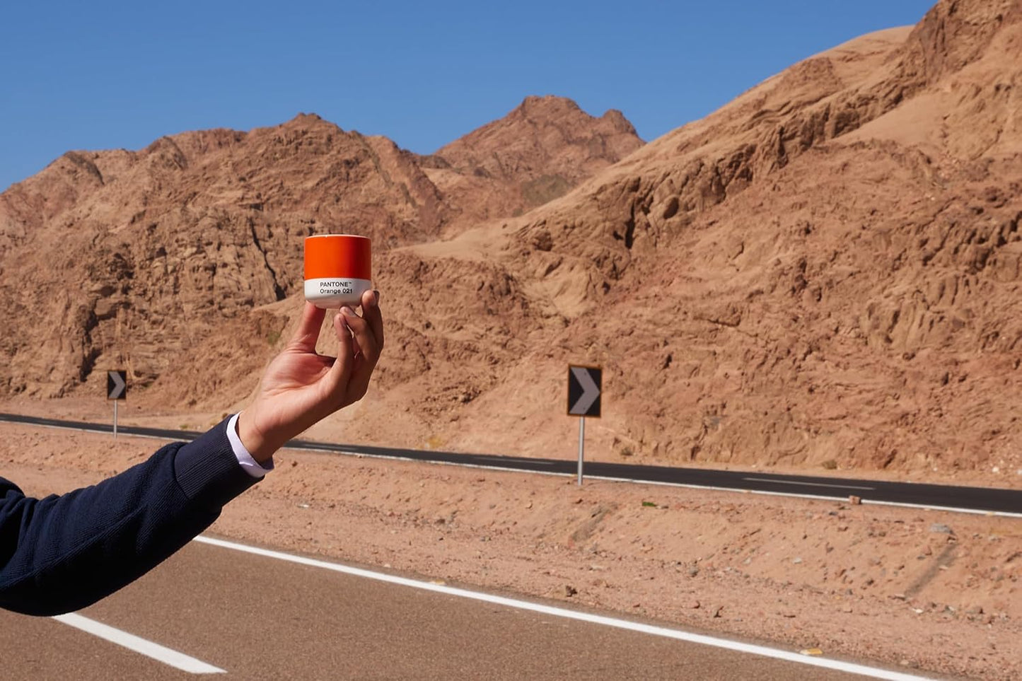 Copenhagen Design Pantone Macchiato Cup - Coffee, Latte, Macchiato Mug - 3.34oz/100ml, Warm Grey 2