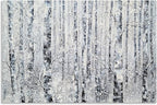 Yihui Arts - One Panel Canvas Wall Art Snowy White Forest Picture Art Print - Image 3