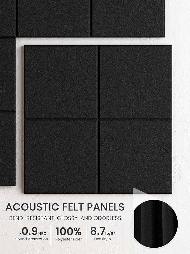 Bumusty Large Felt Bulletin Board, 30 Push Pins, 40 Adhesive Tabs - Image 3
