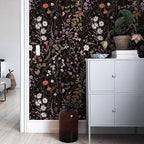 JiffDiff Floral Wallpaper Peel and Stick- 473" x 17.3" Farm Wildwood Daisy - Image 3