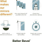 Better Bevel Frameless Rectangle Mirror - Image 4