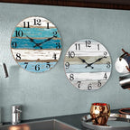 CHYLIN Wall Clock, 18 Inch Beach Wall Clocks Battery Operated, Coastal Ocean - Image 7