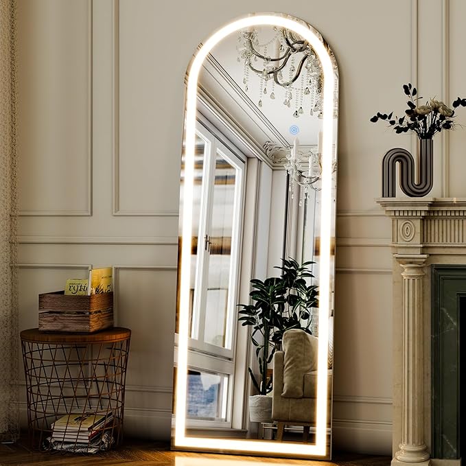 GLSLAND 20"x56" Arched LED Full Length Mirror - Image 7