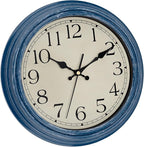 Foxtop 12 Inch Wall Clocks Battery Operated Silent Non-Ticking Classic Vintage - Image 8