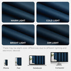 Joydeco Blackout Patio Sliding Door Curtains 108 Inches Long, Grommet Privacy - Image 8
