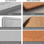 Lightomorrow Bulletin Board, 35 x 17 1/2 inches Felt Board - Image 6
