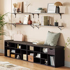 DINZI LVJ Long Wall Shelves, 47.3Inch Wall Mounted Shelves Set of 2, Extra - Image 4