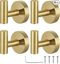Towel Hooks Bathroom Coat Robe Hook Stainless Steel Heavy Duty Door Hanger by Homagic