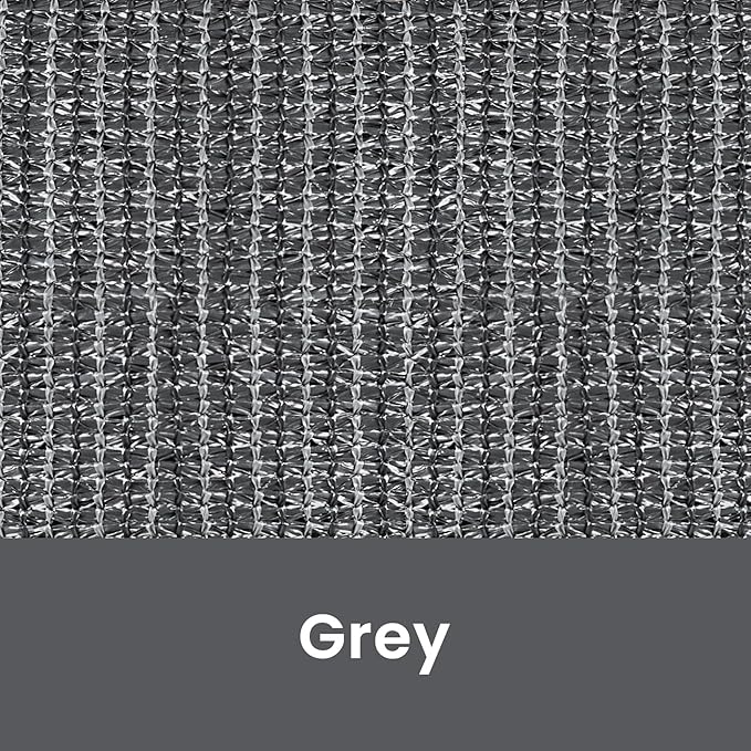 6'W x 8'H Gray Patio Shades Roll up Outdoor Roller Shade Crank Wand Blind - Image 9