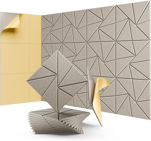 12 Pack Acoustic Panels, Sound Proof Foam Panels by LEIYER