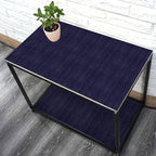 Navy Blue Grasscloth Peel and Stick Wallpaper Texture Contact Paper 23.6"x480" - Image 4