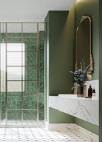 Dimoon 590''x15.7'' Green Skin Peel and Stick Wallpaper Contact Paper Modern - Image 3