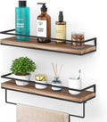 Meangood Floating Shelves Wall Mounted Set of 2, Wall Shelf by Meangood