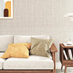 FunStick Beige Weave Grasscloth Peel and Stick Wallpaper Textured Wallpaper - Image 5