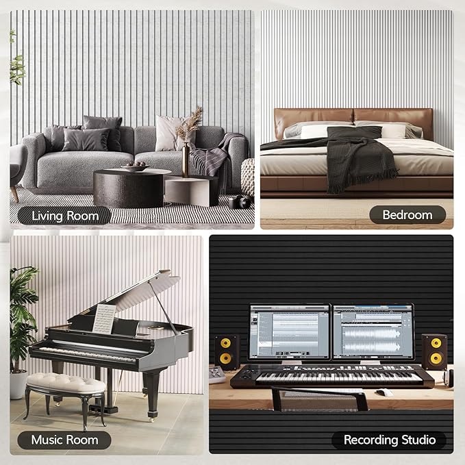 TONOR Bilayer Acoustic Panels Color Samples Pack, 3.86''x3.15''x0.72'' Adhesive - Image 8