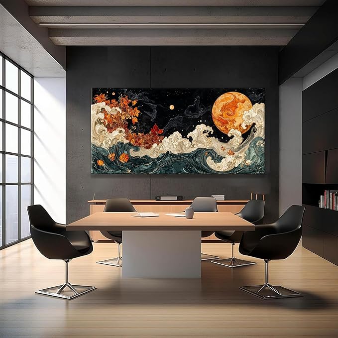 Large Wall Art For Living Room Boho Abstract Modern Wall Artwork Prints - Image 2