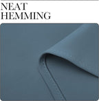 NICETOWN Kitchen Curtains, Smoky Blue, Short Blackout Curtains & Drapes - Image 6