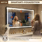Antok 48X36 LED Bathroom Mirror - Image 3