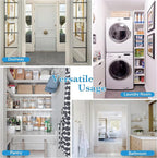 RYB HOME Temporary Doorway Curtains Blackout Privacy Room Divider Curtains - Image 4