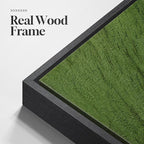 Long Narrow Framed Sage Green Vertical Abstract Wall Art Set, 2 Piece Modern - Image 6