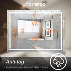 Ratsamee 72x32 Inch Led Mirror for Bathroom - Image 5