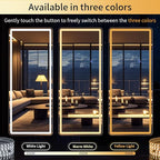 60"x16" LED Full Length Mirror – Standing Floor Mirror - Image 4