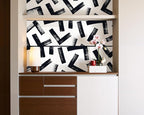 FLFK Black and White Design Wallpaper Border - Image 6