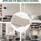 Wood Slat Acoustic Panels, 2 Pack 47.2" x 23.6"/ 120 x60cm Wood Wall Panels - Image 6