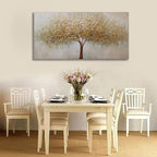 VHMING Wall Art Abstract Gold Tree of Life Modern Artwork Canvas Painting - Image 5