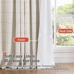Lajode Linen Blackout Curtains for Living Room - Image 3