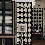 Simon&Siff Retro Checkered Peel and Stick Wallpaper Black and White Wallpaper - Image 3