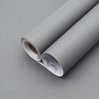 Yancorp 16"x120" Matte Gray Contact Papaer Peel and Stick Wallpaper Vinyl Wrap by YancorpHomeDecor