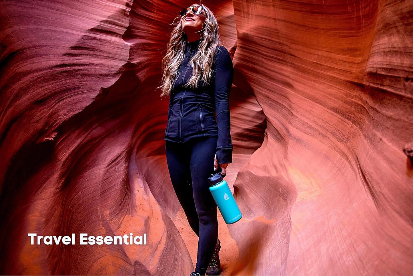 HYDRO CELL Stainless Steel Insulated Water Bottle with Straw - For Cold & Hot Drinks - Metal Vacuum Flask with Screw Cap and Modern Leakproof Sport Thermos for Adults (Teal 32oz)