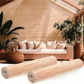 Juexica 2 Pcs Natural Bamboo Wall Panel 16 x 96 Inch Bamboo Covering Renewable by Juexica