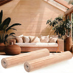 Juexica 2 Pcs Natural Bamboo Wall Panel 16 x 96 Inch Bamboo Covering Renewable by Juexica