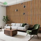 Wood Veneer Sound Panels, 10 Pack 47.2”x23.6” Wall Panels, Decorative Acoustic - Image 4