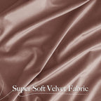 NICETOWN Dusty Pink Velvet Curtains 108 inch Long 52 inch Wide, Luxury and Soft - Image 4