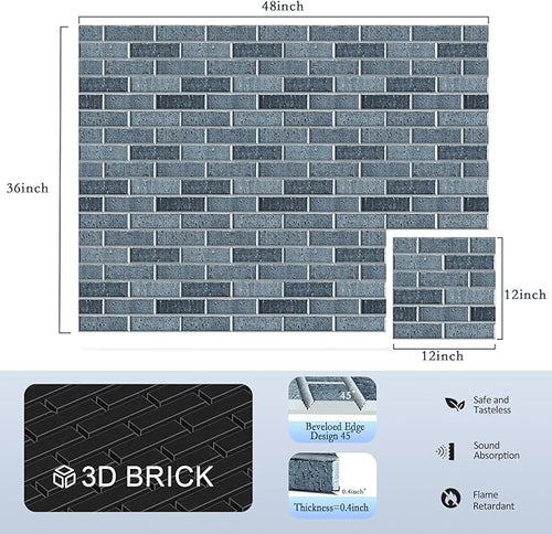 12Pack Acoustic Panels, High Density Decorative Acoustic Foam Sound Absorbing - Image 2