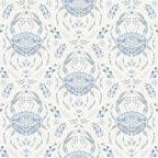 NuWallpaper by WallPops Blue Shellby Peel & Stick Wallpaper by NuWallpaper