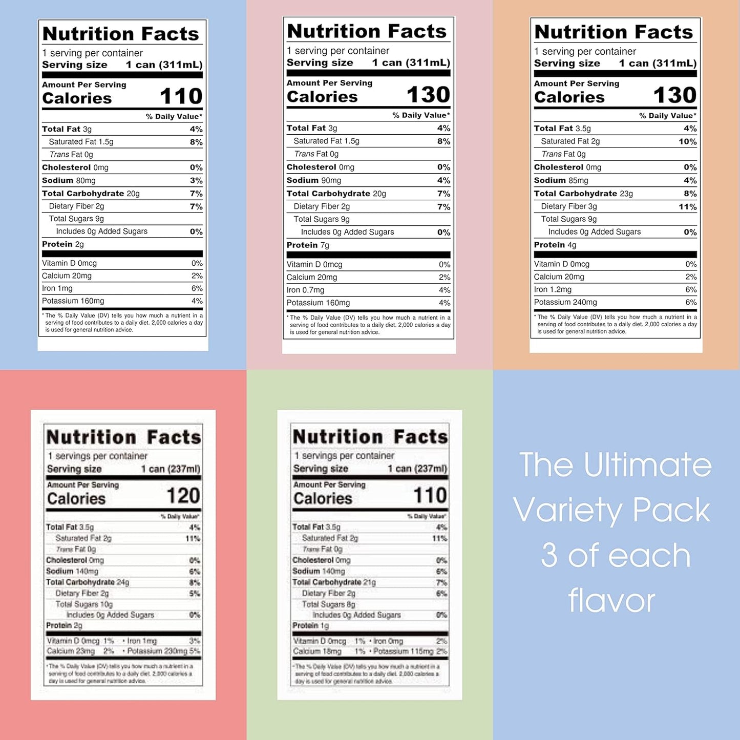 Pop & Bottle, Oat Milk Lattes - Maca, Antioxidants, Ashwagandha, MCT Oil, Collagen, Mushrooms, Organic, Dairy & Gluten Free, Great as Iced Coffee, Lightly Sweetened with Dates - 8 Fl Oz (15 Pack)
