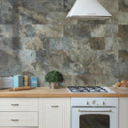 AULIGET 20-Piece Beige & Brown Slate Peel and Stick Backsplash Wall Tiles - Image 8