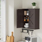 Homleke Bathroom Wall Cabinet, Over Toilet Storage Cabinet - Image 9