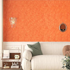 Wallercity Orange Self Adhesive Velvet Drawer Liner Soft Flocked Fabric - Image 6