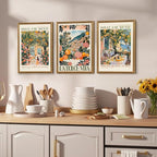 SYWENNOI 3 Pieces Wood Framed Italy Scenes Canvas Wall Art, Tuscan Wall Decor - Image 2