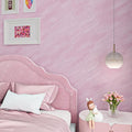 ReWallpaper 30inX16.5ft Peel and Stick Velvet Wallpaper Pink Velvet Flocked by ReWallpaper