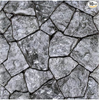 COMSTICKC 3D Faux Stone Wall Panel Peel and Stick Wall Tiles, Ultra-Light Thin by COMSTICKCDECOR