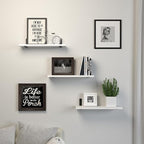 DOLLFIO Floating Shelves, 3 Sets Wall Wooden Shelves - Image 7