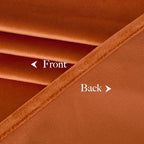 NICETOWN Orange Velvet Curtains 90 inch Long - Image 9