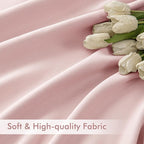MIULEE Baby Pink Back Tab Blackout Curtains 84 Inch Length 2 Panels Set - Image 6