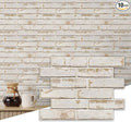 Commomy 3D Peel and Stick Brick, Ultralight Thin PVC Faux Brick Wall Panels by CommomyDecor